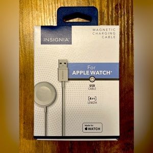 Insignia 4' Magnetic Apple Watch Charging Cable - White (NS-AWCB1)